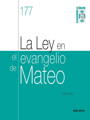 cover image of La Ley en el evangelio de Mateo